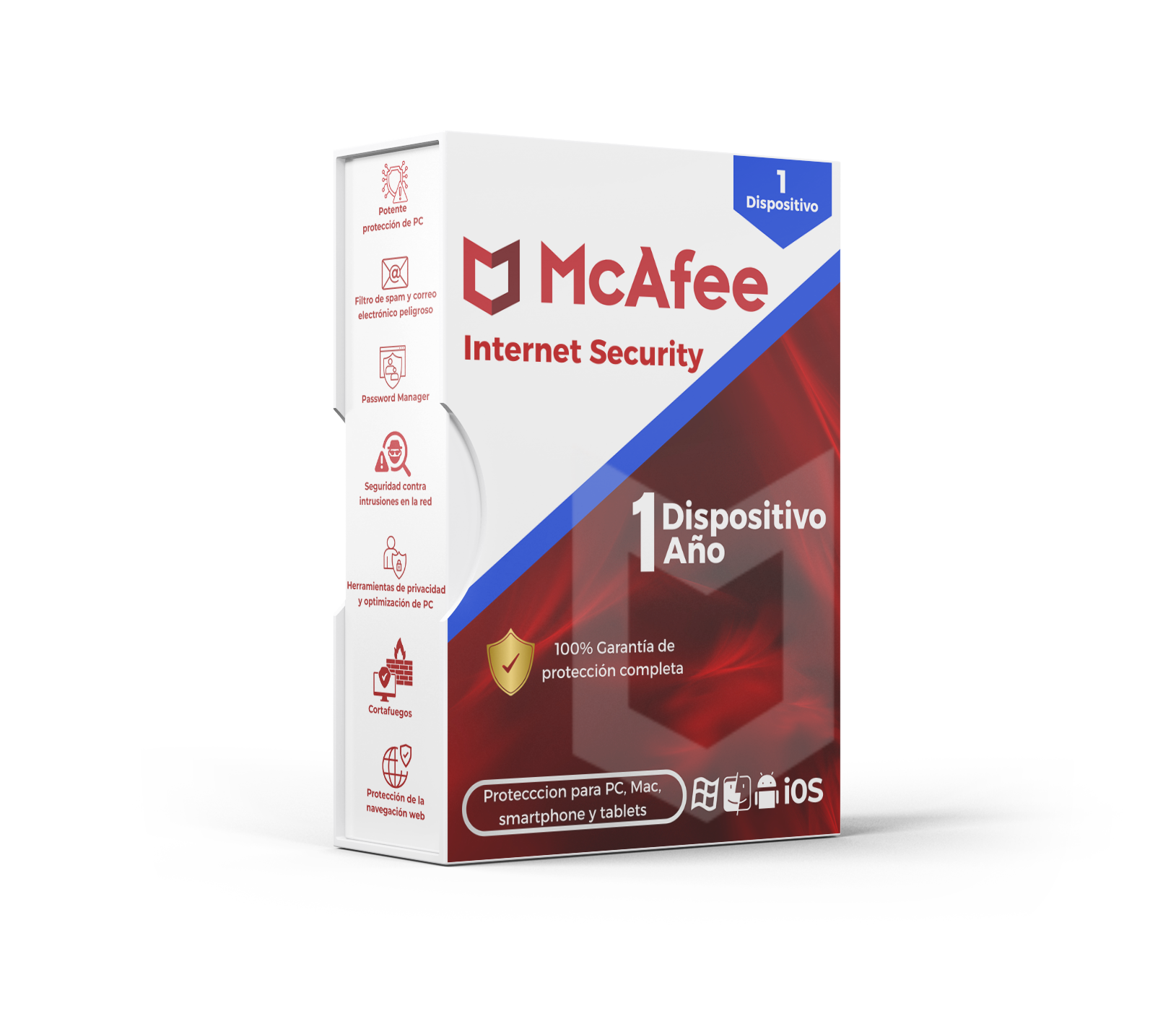 McAfee Internet Security (1 dispositivo 1 año)